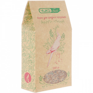 ПР0047715 Корм для птиц БИО Смесь для средних попугаев 1кг ЧИКА