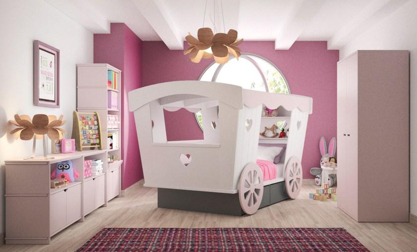 Mathy by Bols Полуторная односпальная кровать из МДФ Lits creatifs sun-id-1514575 - Вид №7