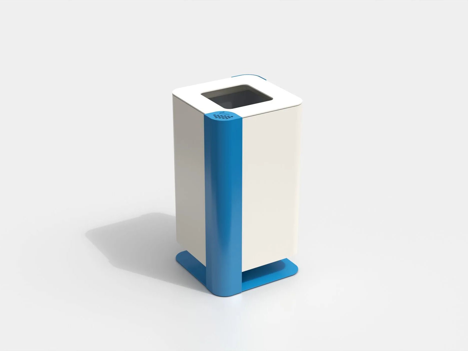 Оцинкованная стальная корзина для мусора с пепельницей Viscio Urban Design BRIDGE ARCH-00144325 - Вид №7