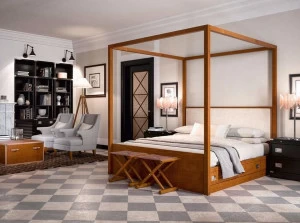 Caroti Спальня из красного дерева Via montenapoleone