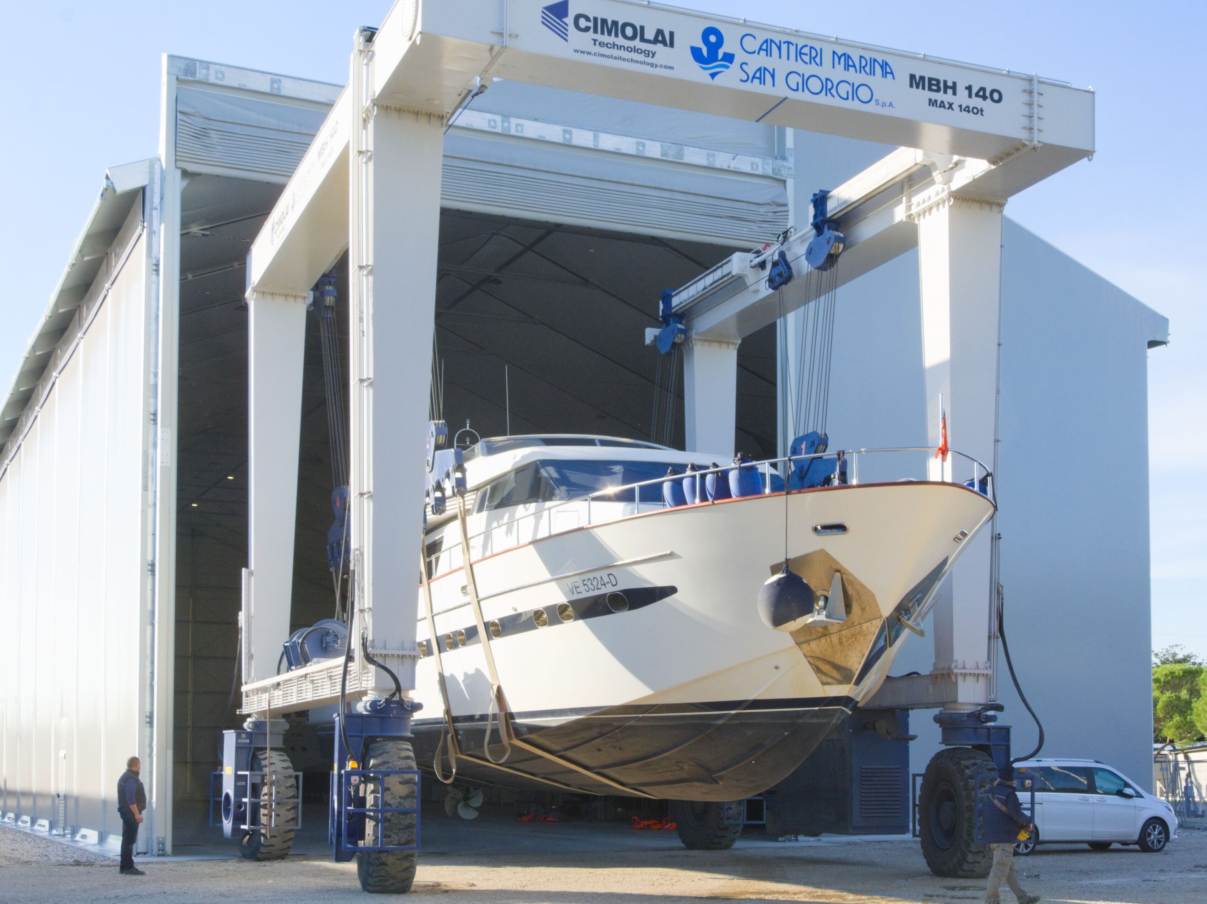 Крышки для морских доков Cover Technology HANGAR PER CANTIERI NAVALI ARCH-00061789