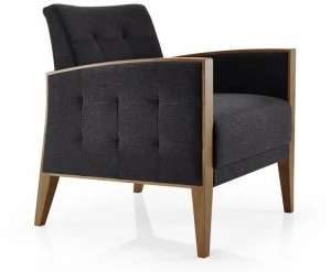 JMS Кресло из мягкой ткани с подлокотниками Cassis M285 cr