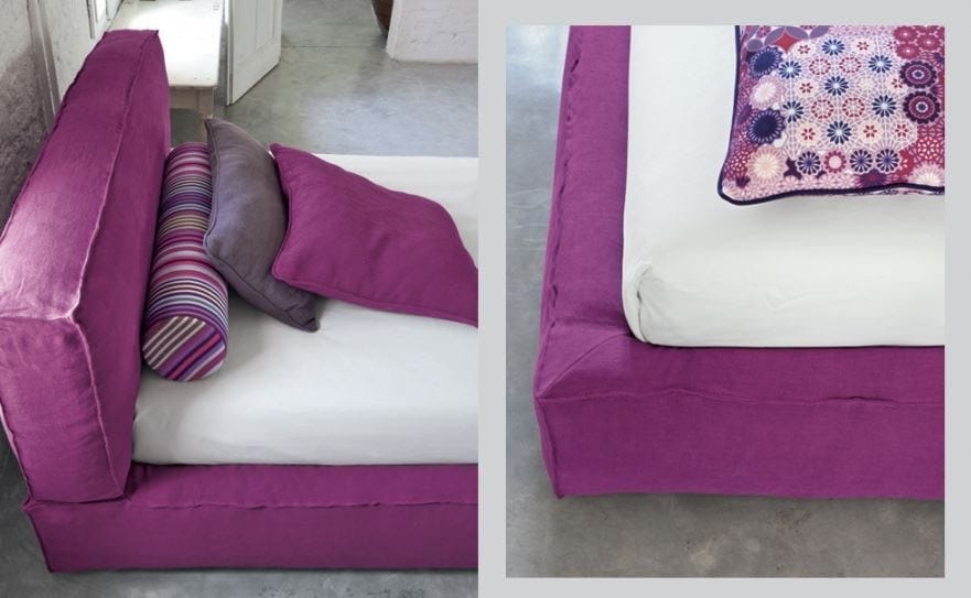 Односпальная кровать с мягким изголовьем Twils ACADEMY PIUMA ARCH-00121443 - Вид №2