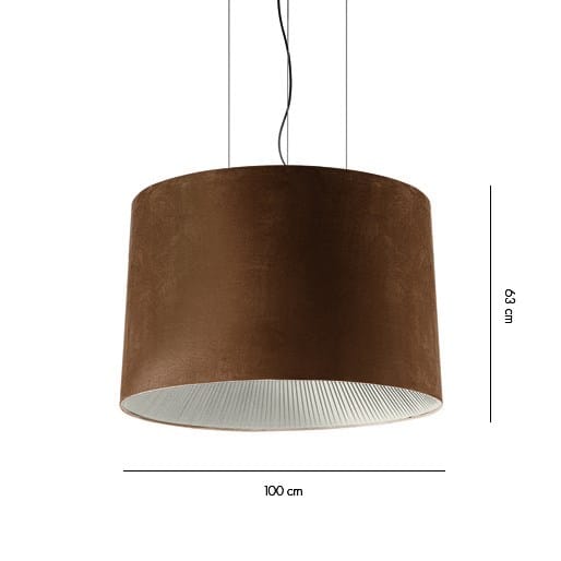 Подвесной светильник из замши AXOLIGHT ARCH-00039123 - Вид №10