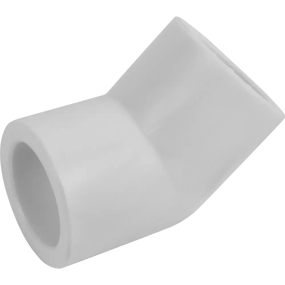 Угол полипропиленовый Политэк 45° для труб 20 мм 13563697 STLM-0003346