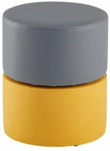 B&T Design Круглый кожаный пуф