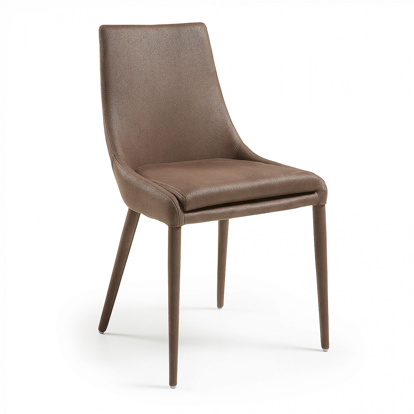 056555 DANT стул FR Eco-Nobuck Темно-коричневый C626FREN09 La Forma Dant  - Вид №1