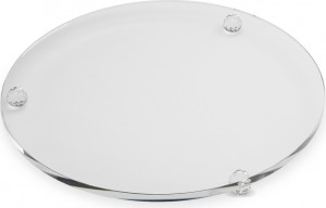 10586237 Paul Nagel Блюдо для торта на ножках Paul Nagel "Олег Кассини" 34см Стекло