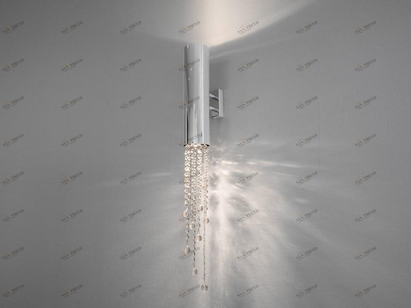 ILFARI Бра из металла прямого и отраженного света в современном стиле с кристаллами swarovski® Sexy crystals sun-id-1410393