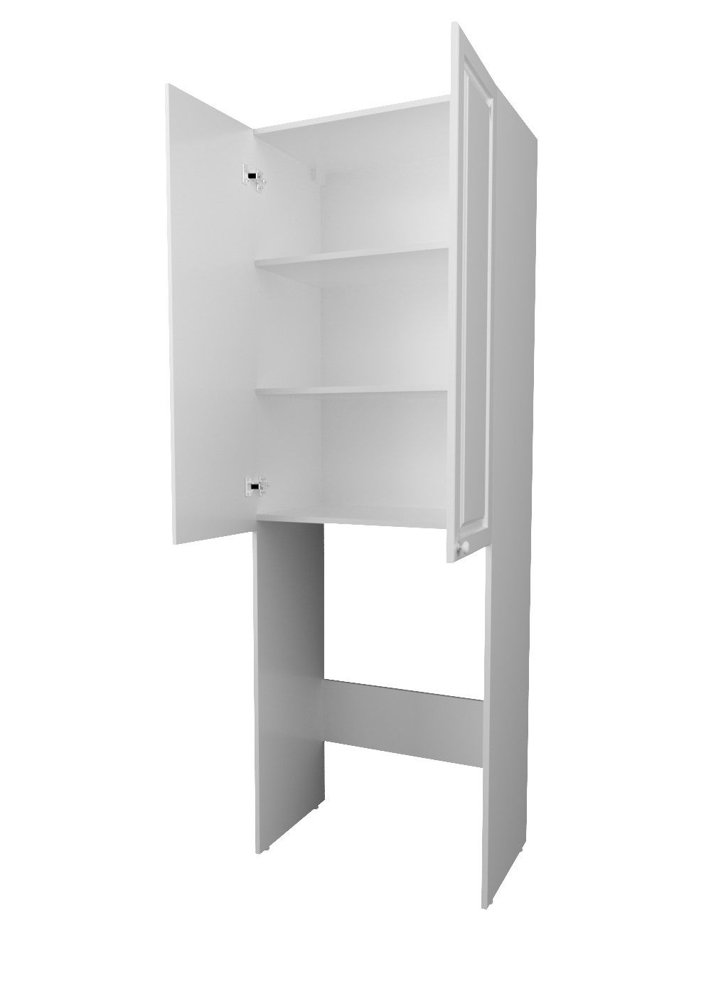 У79534 Шкаф Wall Classic 67 2д Белый глянец 1 Marka Wall - Вид №1