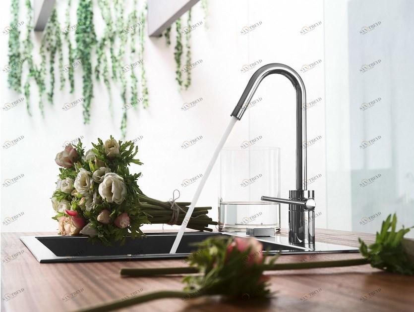 Nobili Rubinetterie Хромированный кухонный смеситель на одно отверстие Plus Pl00123cr