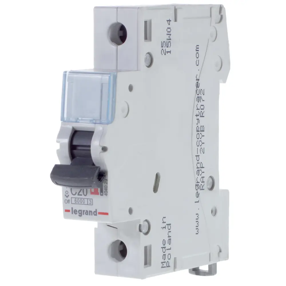 Автоматический выключатель Legrand TX3 1P C20 А 6 кА 10304673 STLM-2077569 