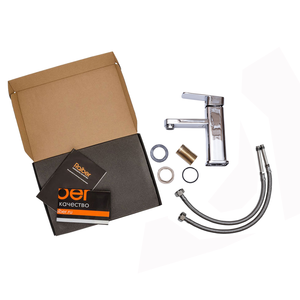 R1802 Смеситель для раковины однорычажный Raiber Grats  - Вид №2