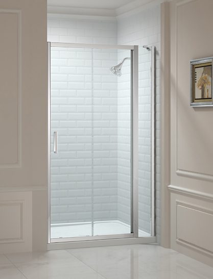 Дверь в нишу M88251P1H Merlyn 8 Series Хромированный  - Вид №1