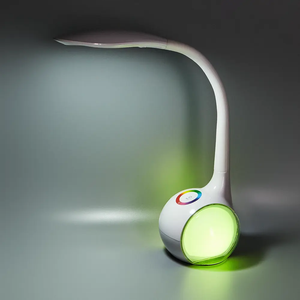 Настольная лампа светодиодная DPNR-LLTLL01-WTE регулируемый RGB свет цвета цвет белый 89372922 STLM-2078174 DIOPRO  - Вид №14