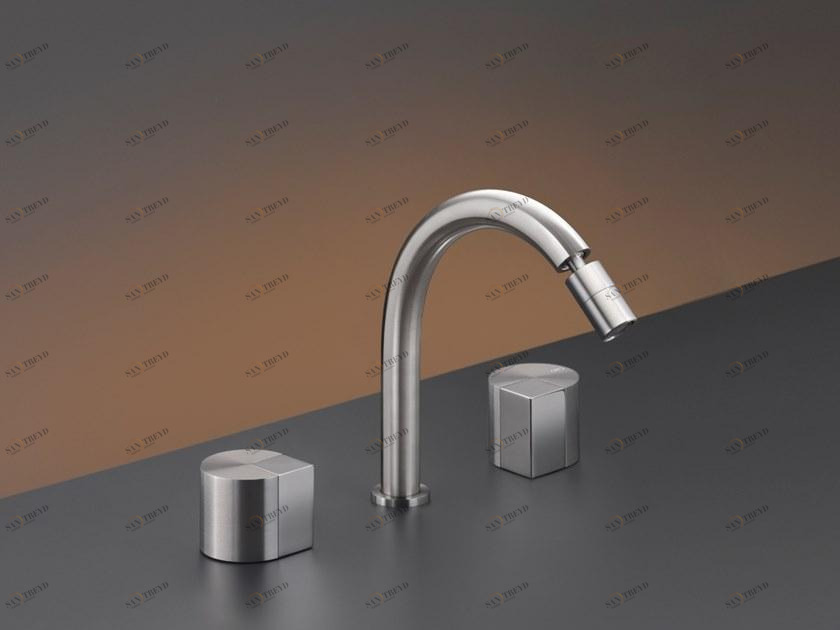 Ceadesign Смеситель на 3 отверстия с регулируемым изливом Duet Det 28