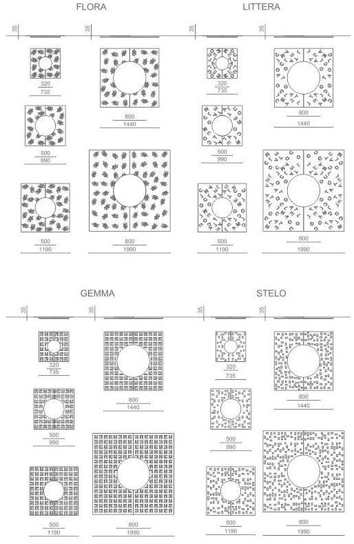 Metalco Решетка для деревьев Corten ™ sun-id-1378532 - Вид №2