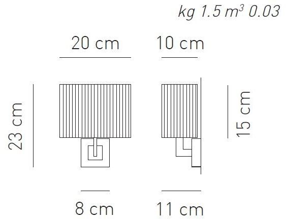 AXOLIGHT Настенный светильник из шелка с фиксированным кронштейном Clavius sun-id-1411491 - Вид №4