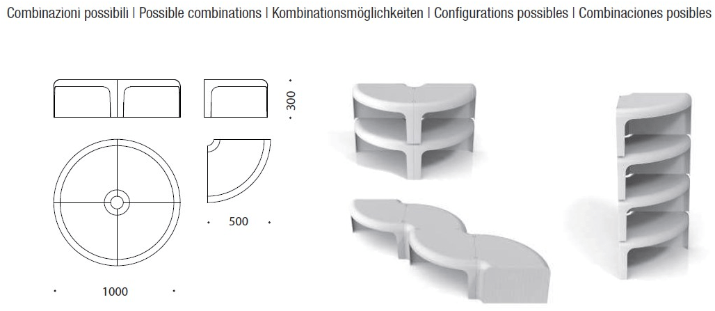 B-LINE Модульный стол в абс sun-id-1496985 - Вид №6