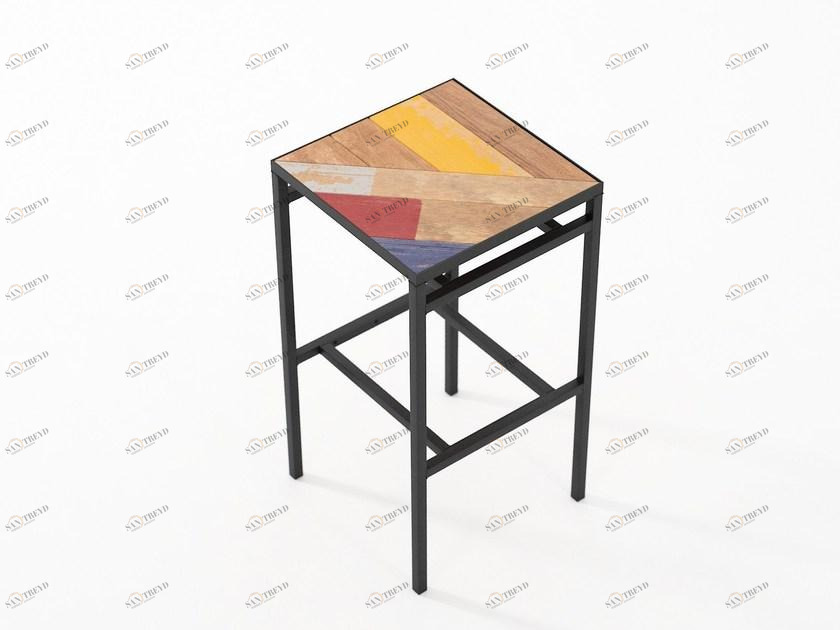 KARPENTER Барный стул с подставкой для ног Planke Pk15