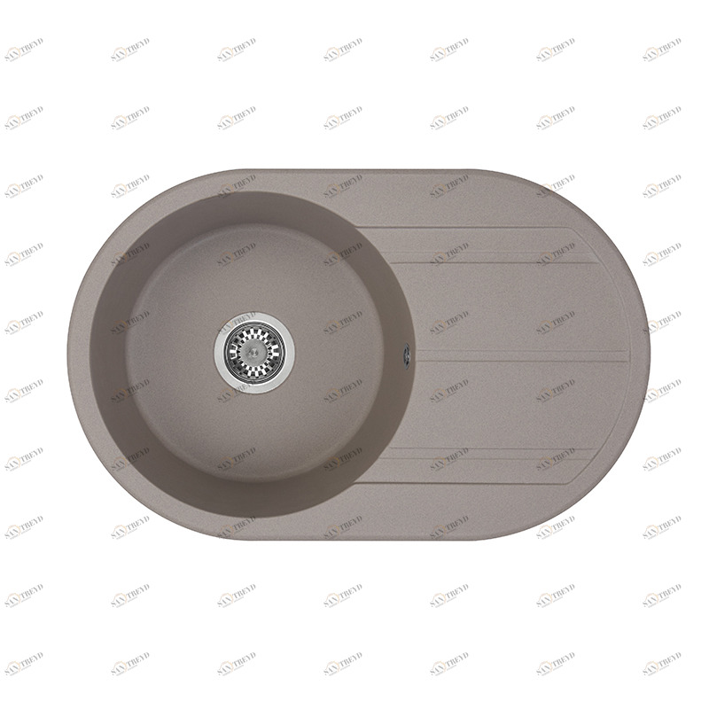 1A712932AI250 Мойка кухонная прямоугольная AQUATON АМИРА