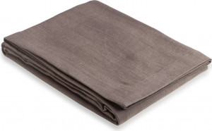 10643715 Яковлевский жаккард Скатерть прямоугольная Яковлевский Жаккард 140х180см коричневая однотонная, 100% лен Ткань