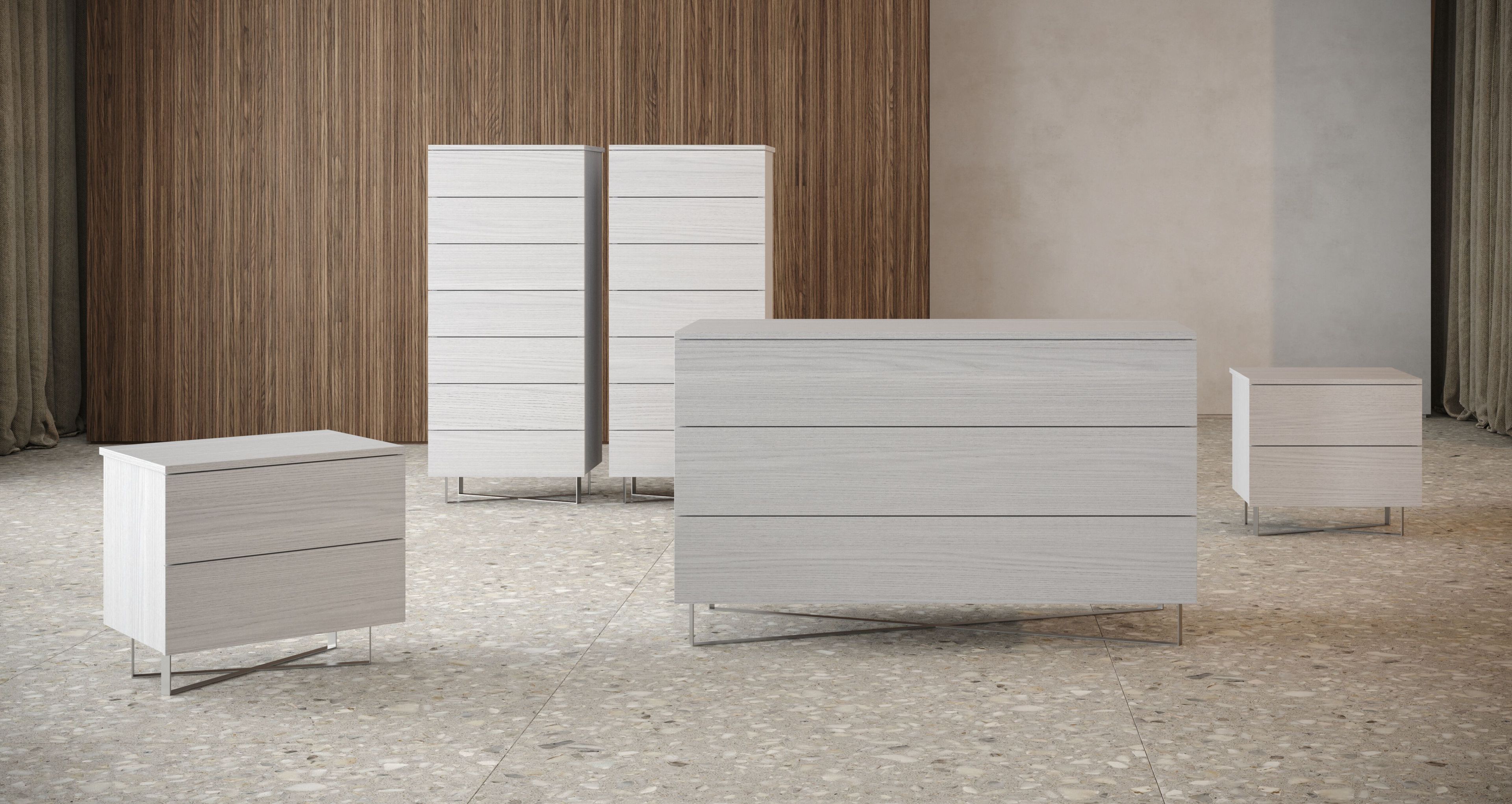 Деревянная прямоугольная тумбочка с ящиками Giessegi Каир ARCH-00027749 - Вид №1