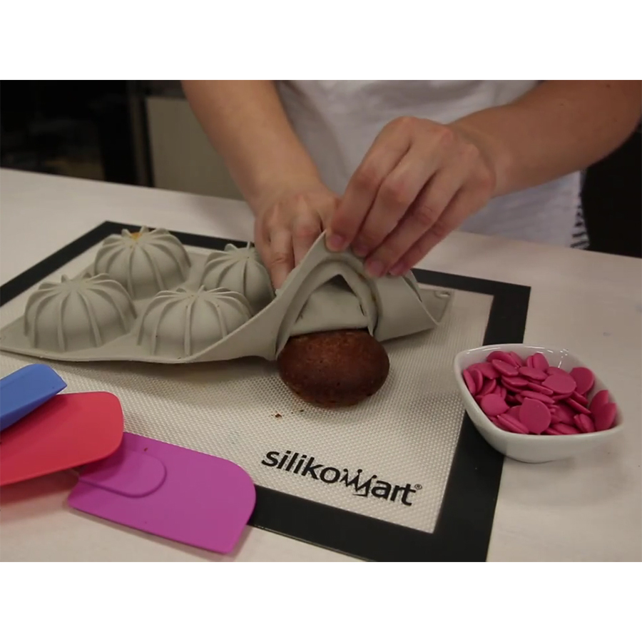 26.234.13.0065 Форма для приготовления пирожных mini goccia 18 х 33,6 см силиконовая Silikomart  - Вид №4