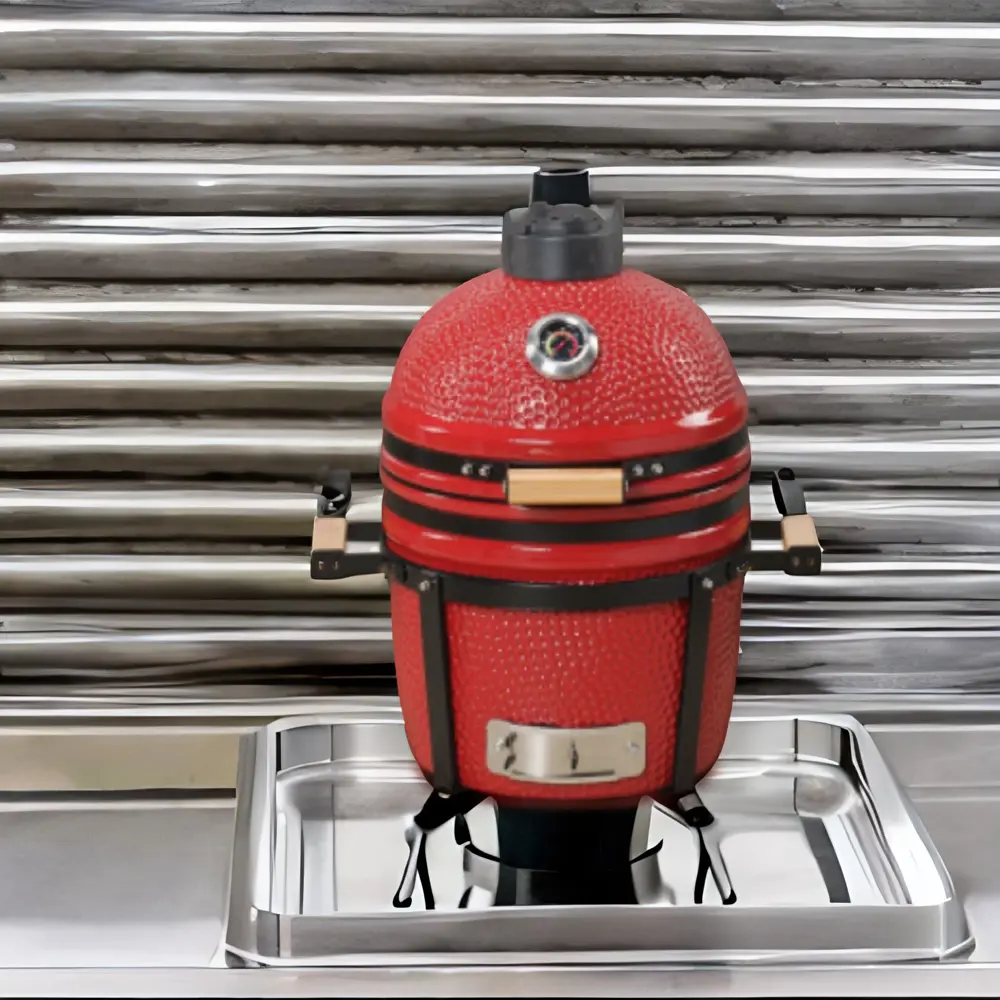 Гриль Kamado Bono Minimo 15" ø40 h64 см керамика красный STLM-2113182 - Вид №2