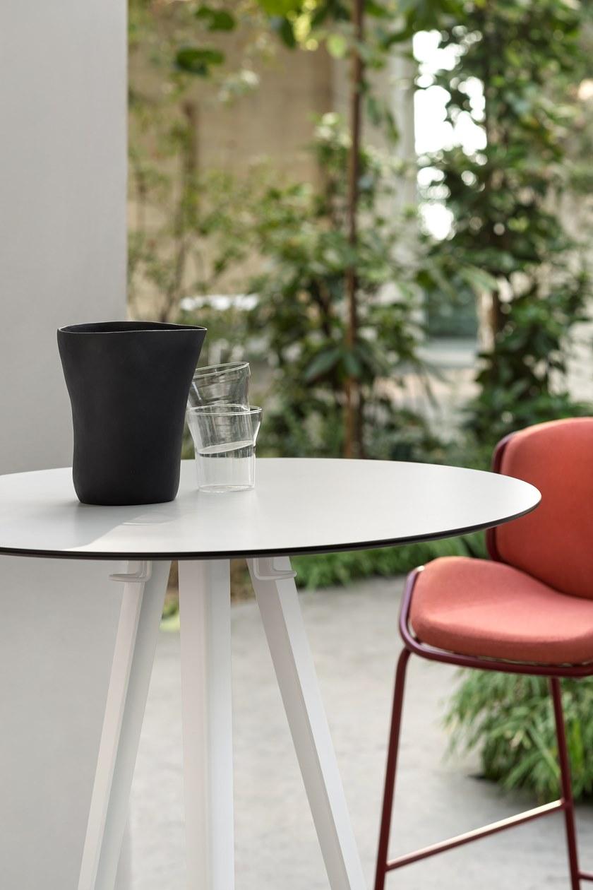 TrabA' Круглый высокий стол Aky 0121-met-contract - Вид №5