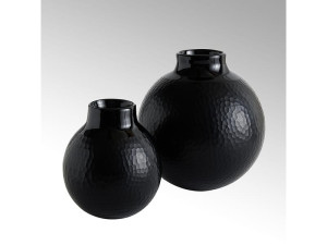 Круглая стеклянная ваза