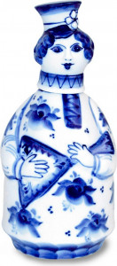 10536498 Гжельский фарфоровый завод Штоф 0,5л "Матрён" Фарфор