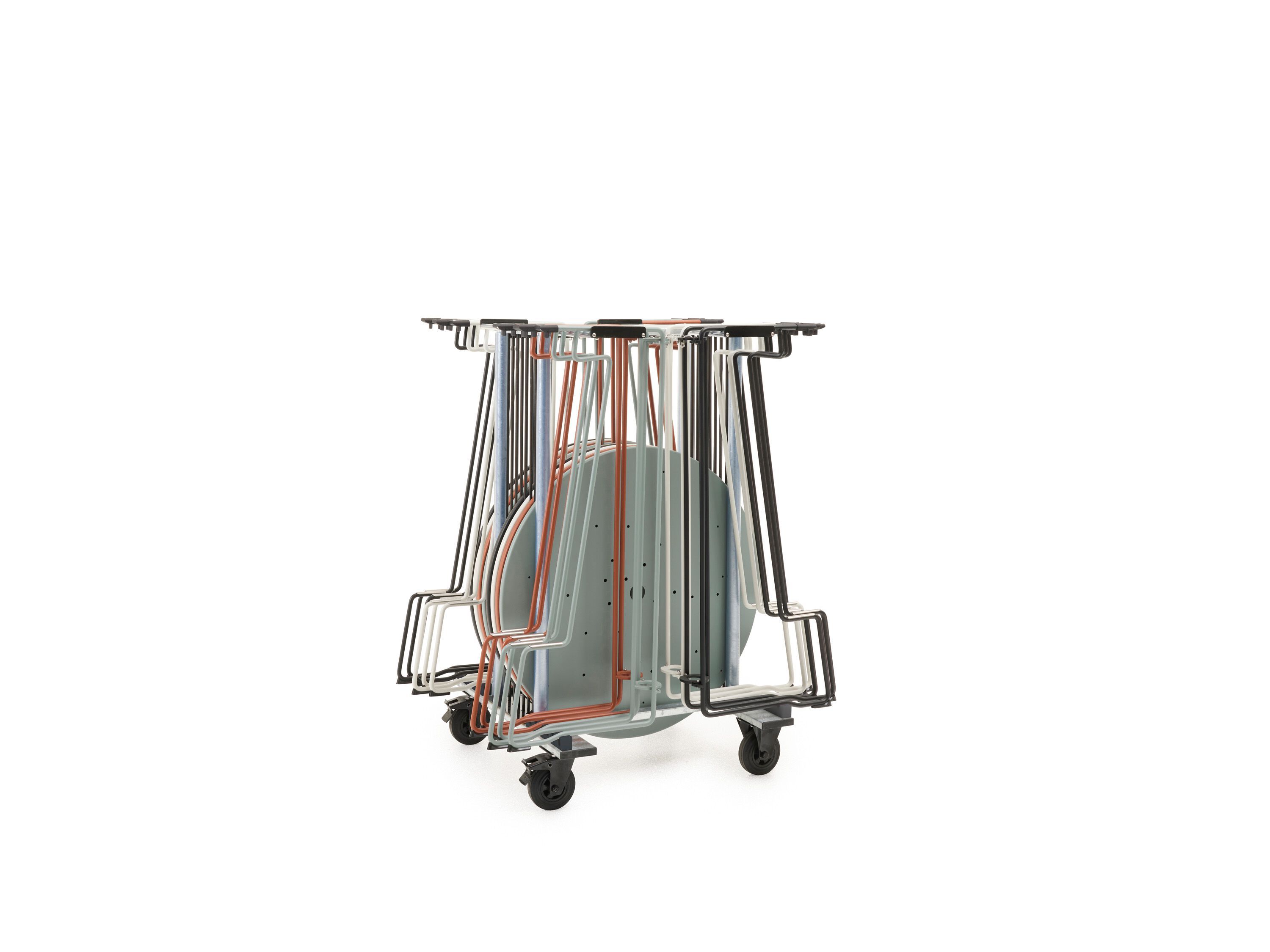 Высокий круглый алюминиевый садовый стол с порошковым покрытием Extremis Тики ARCH-00024452 - Вид №7