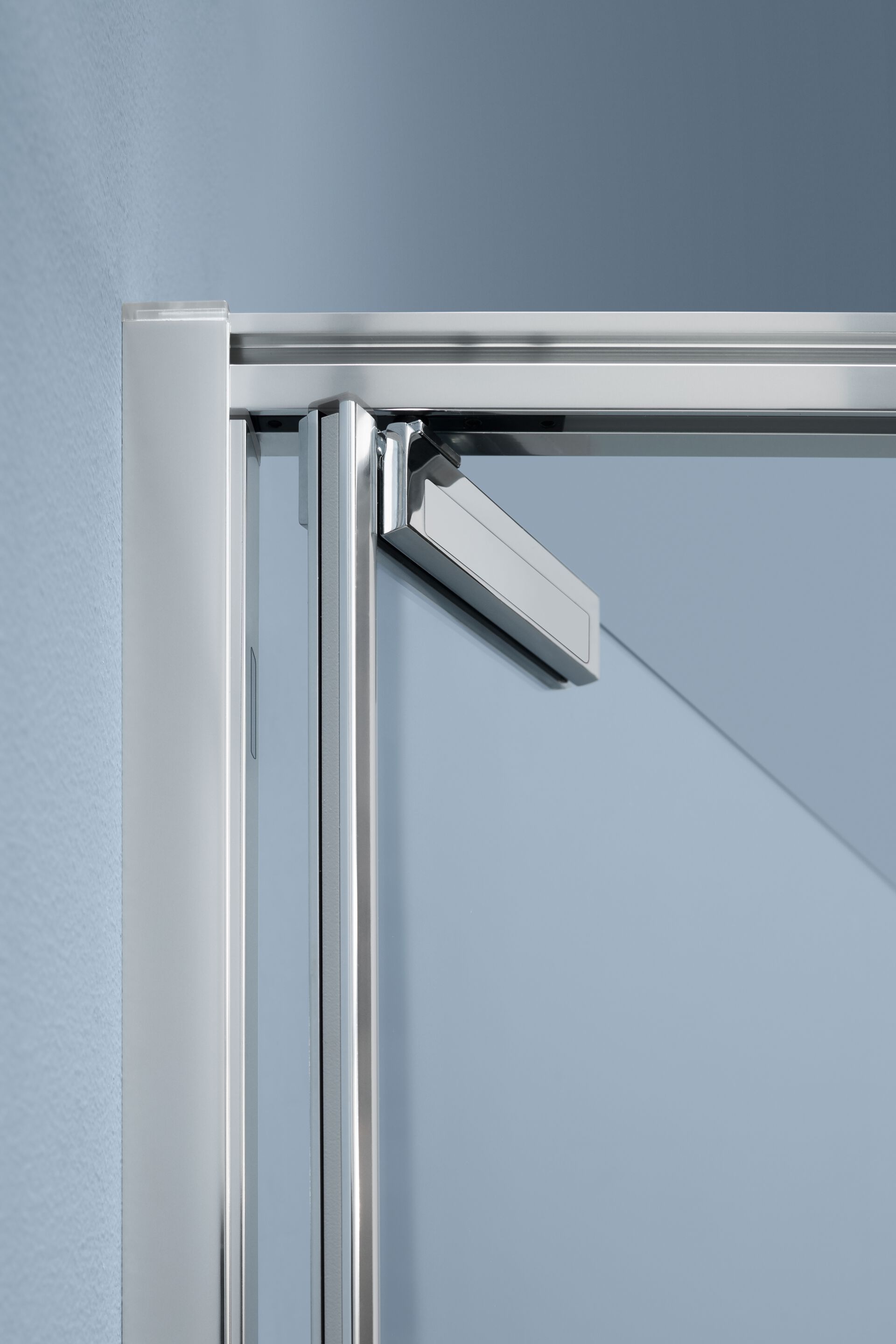 Угловая душевая кабина с распашной дверью ARBLU провод ARCH-00080827 - Вид №4