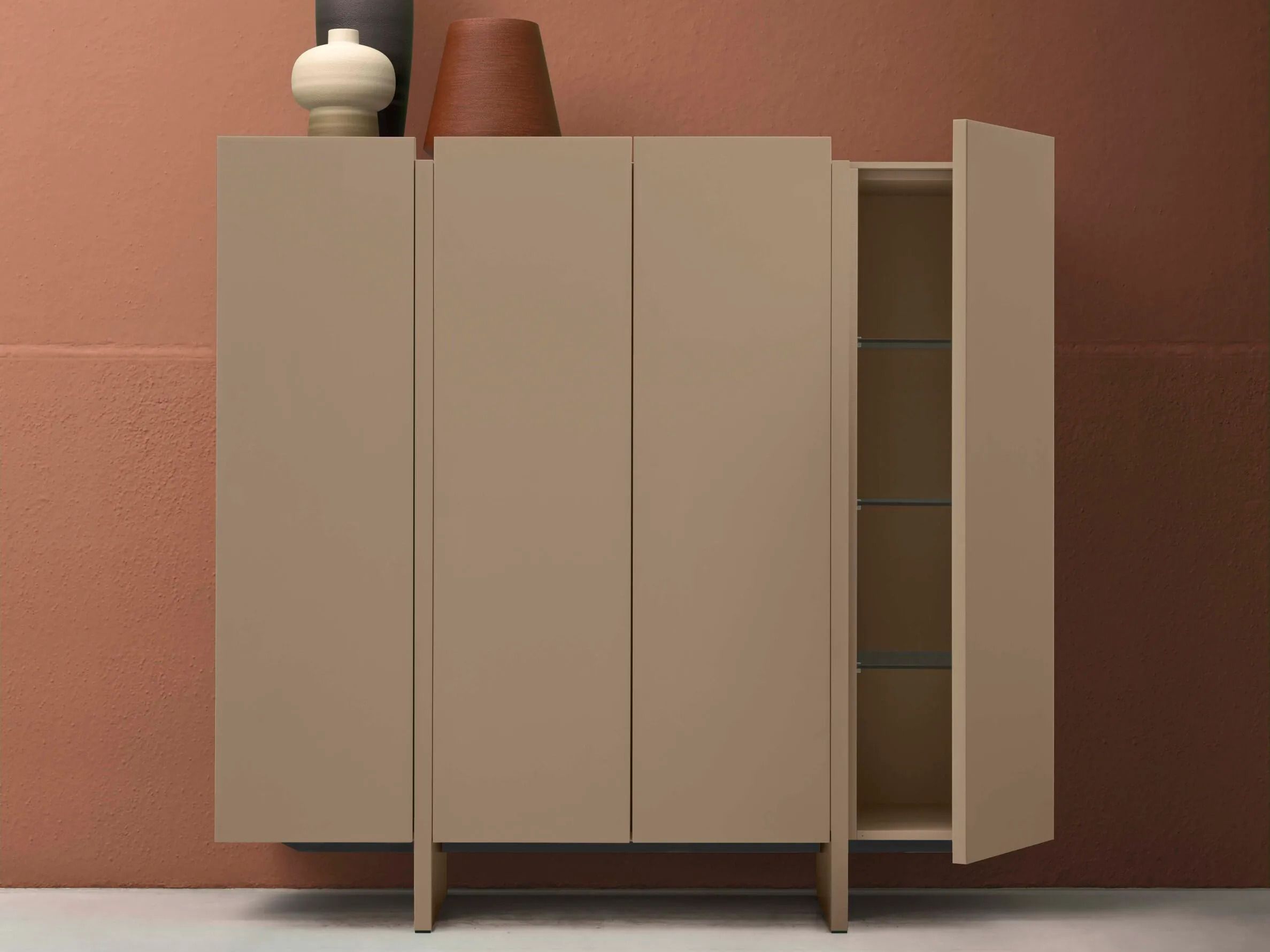 Деревянный шкаф с распашными дверцами Alf DaFrè Recta ARCH-00071029 - Вид №1