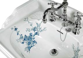 Gentry Home Таз большой белый Victorian Белый GH101058 - Вид №1