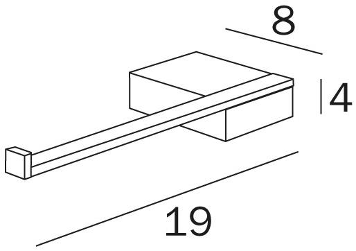 INDA® Держатель рулона Logic A3325a/a5525a - Вид №3