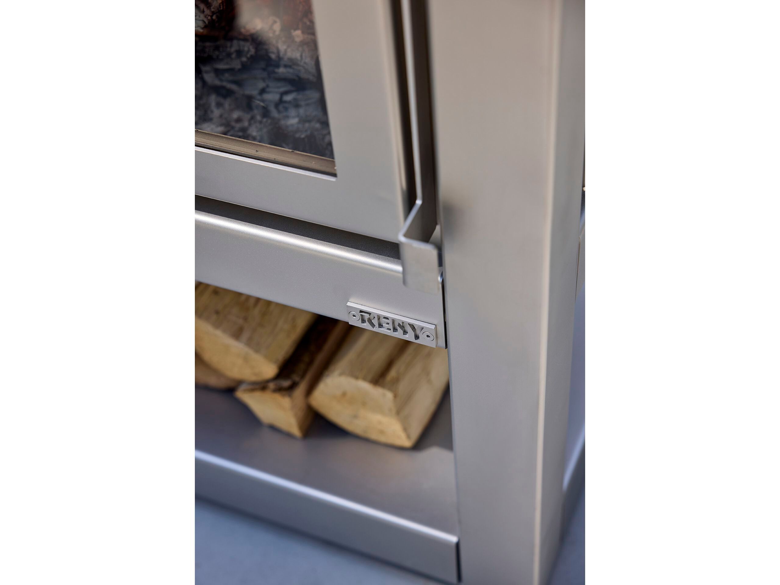 Отдельно стоящий открытый камин из нержавеющей стали RB73 Quaruba ARCH-00140498 - Вид №3