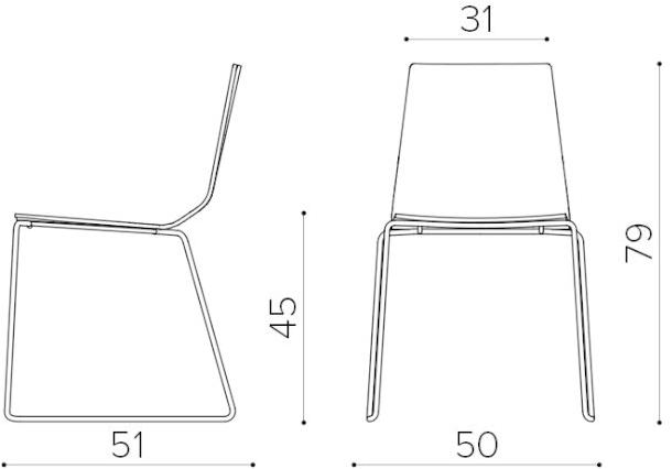 True Design Стул на санках со встроенной подушкой Marina sun-id-1478467 - Вид №7