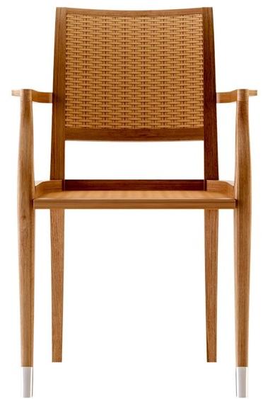 ASTELLO Садовый стул из тика с подлокотниками Jonquille Jq.sf1.s1 - Вид №2