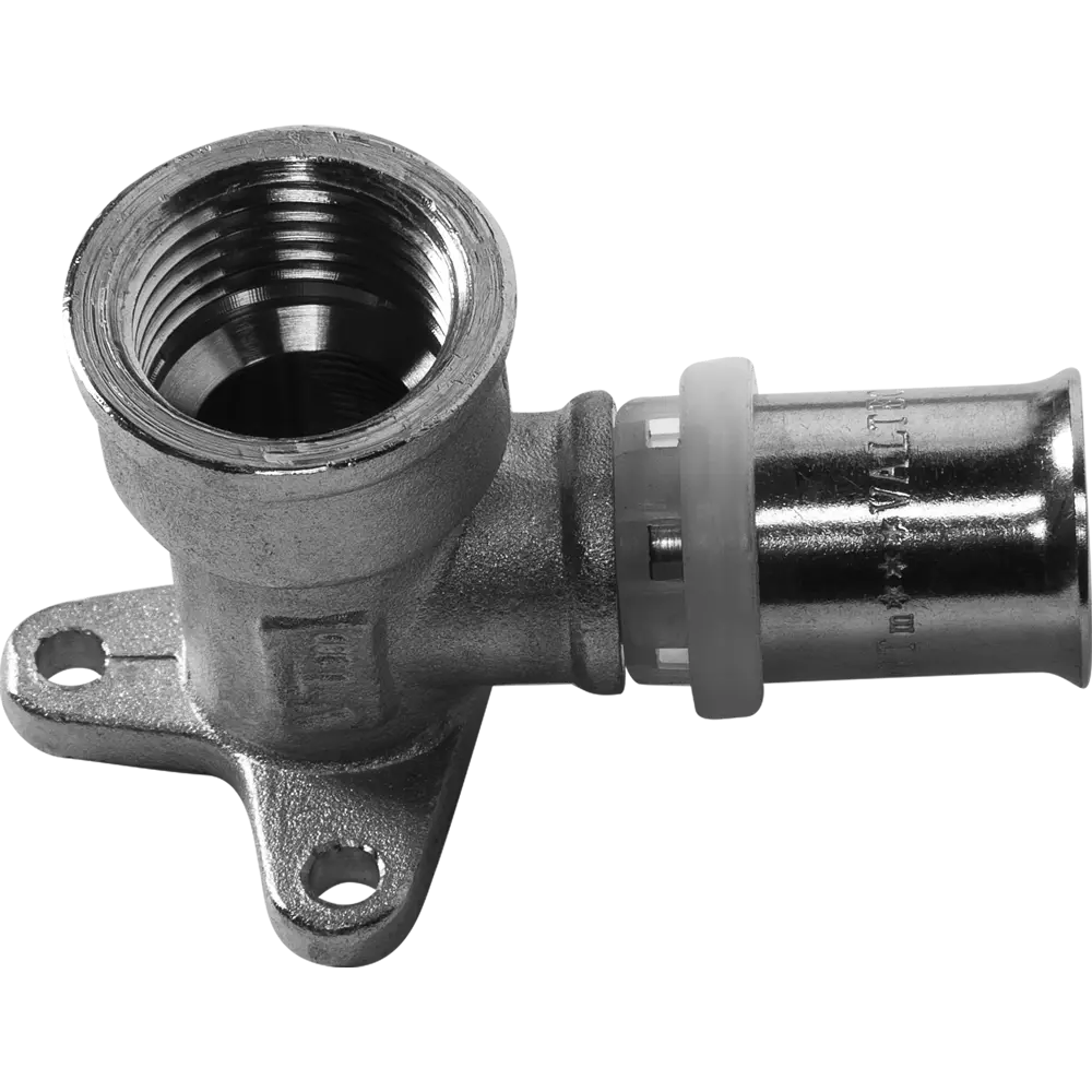 Водорозетка Valtec 1/2"x16 мм ВР никелированная латунь VTM.254.N.001604 15474719 STLM-2063640 