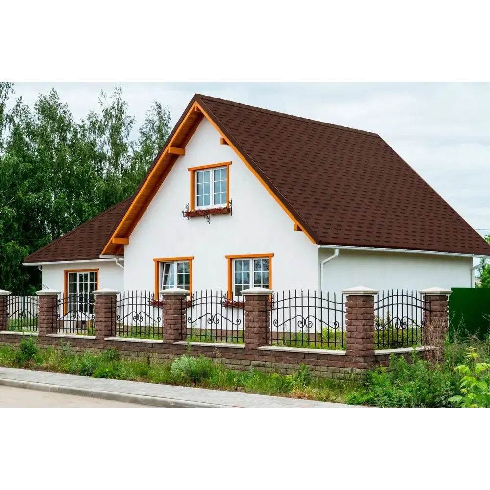 Черепица гибкая Mida Квадро красный 2 м² 15569371 STLM-2107669 ТЕХНОНИКОЛЬ - Вид №4