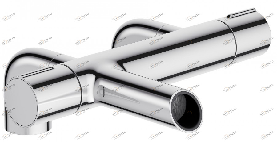 E9095-CP Термостатический смеситель для ванны/душа, устанавливаемый на деку Jacobdelafon TOOBI Santreyd