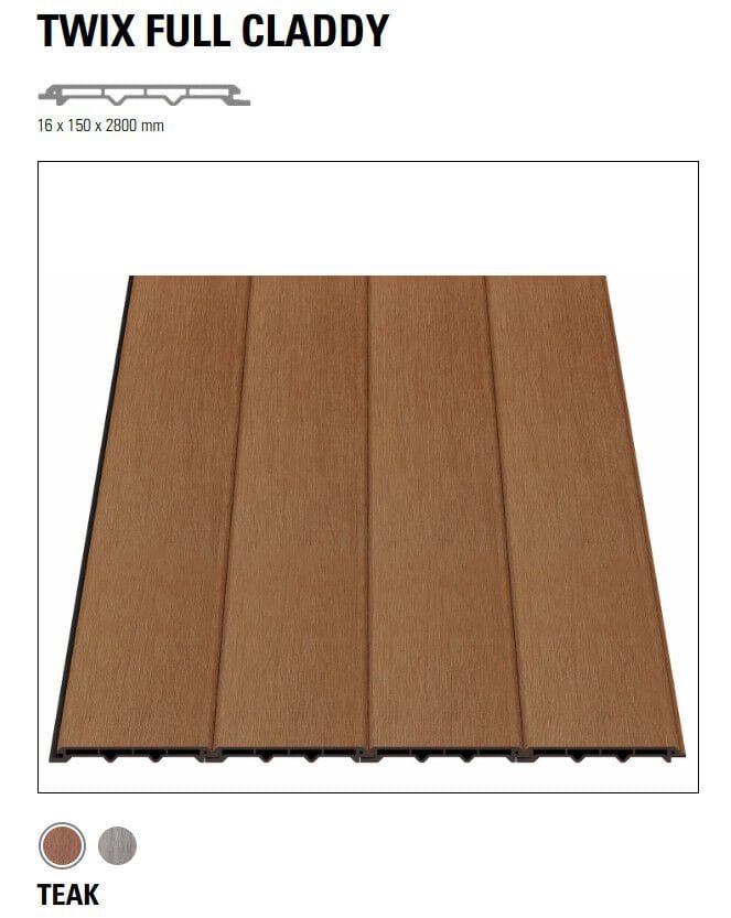 Композитный деревянный сайдинг Déco Twix ARCH-00133073 - Вид №4