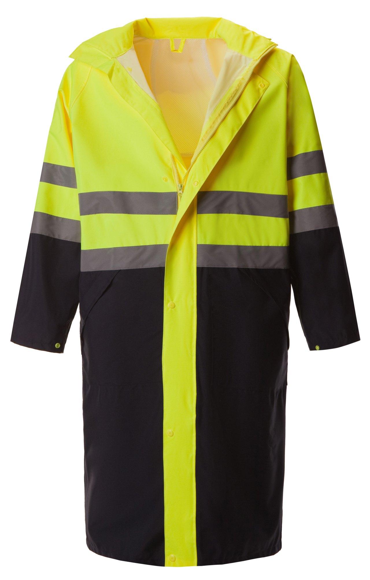 5040614 Плащ Альбатрос + УЦЕНКА лимонный темно-синий  Непромокаемая спецодежда  размер XXL  - Вид №2