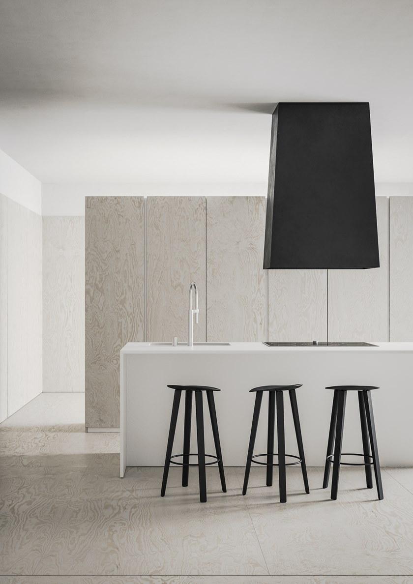 Crassevig Высокий табурет из массива дерева Beret sun-id-1391297 - Вид №3