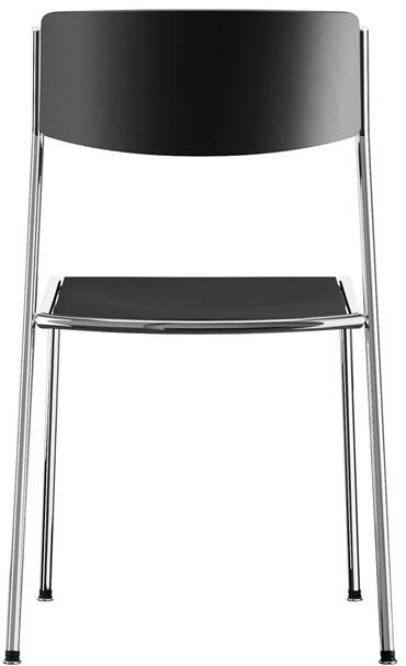 horgenglarus Накладной стул из фанеры с открытой спинкой  8-360  - Вид №3