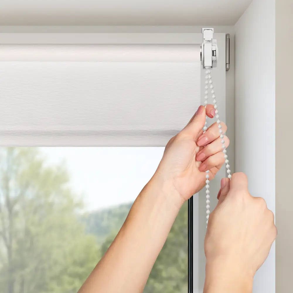 Штора рулонная Dover 70x160 см белая PRAKTO STLM-2180356 - Вид №8