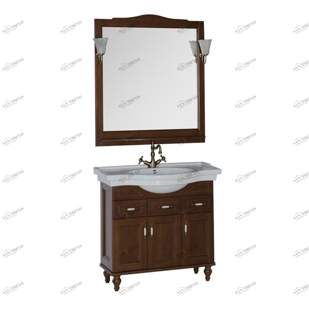 Комплект мебели Aquanet Амелия 90 орех 00179305