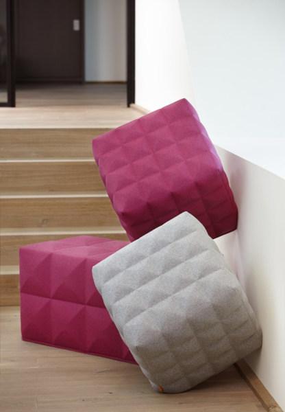 BuzziSpace Пуф из фетра Buzzicube sun-id-1417305 - Вид №4